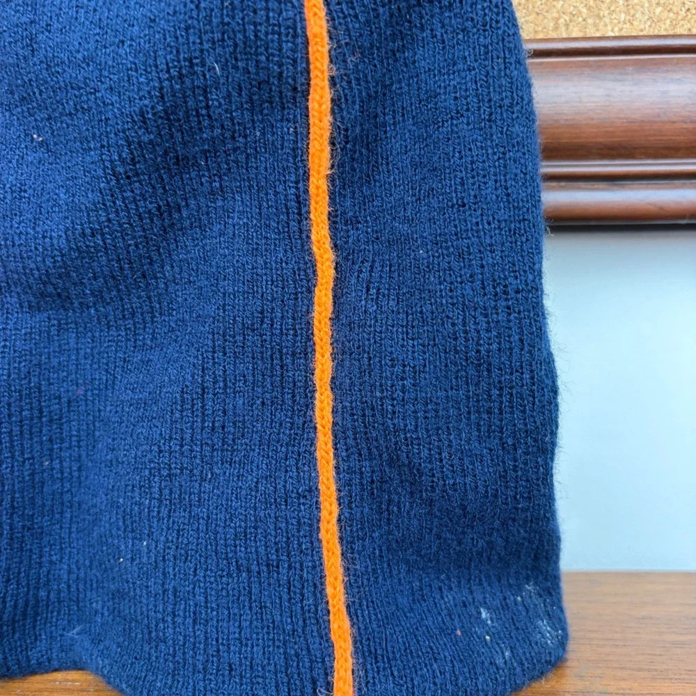 Warner Bros Superman Beanie Youth‎ One Size Blue Orange Vintage 2001 DC Comics